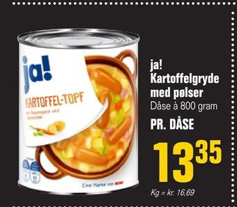 Otto Duborg ja! Kartoffelgryde med pølser tilbud