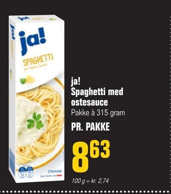 Otto Duborg ja! Spaghetti med ostesauce tilbud