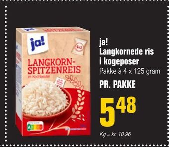Otto Duborg ja! Langkornede ris i kogeposer tilbud
