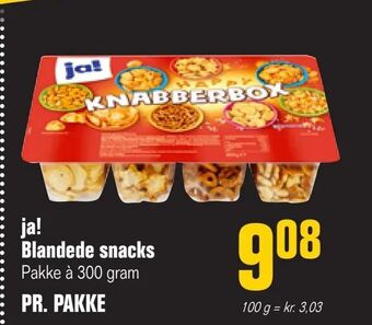 Otto Duborg ja! Blandede snacks tilbud