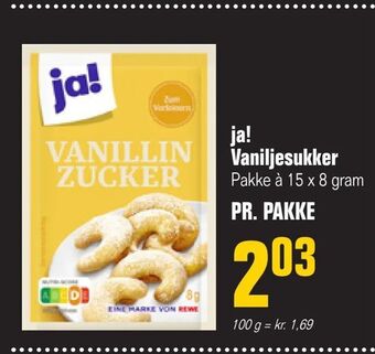 Otto Duborg Ja! vaniljesukker tilbud