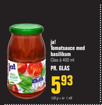 Otto Duborg ja! Tomatsauce med basilikum tilbud