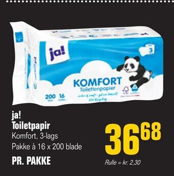 Otto Duborg ja! Toiletpapir tilbud