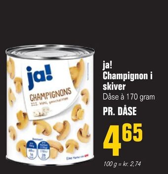 Otto Duborg ja! Champignon i skiver tilbud