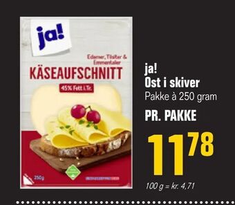 Otto Duborg ja! Ost i skiver tilbud