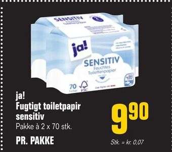 Poetzsch Padborg Ja! fugtigt toiletpapir sensitiv tilbud