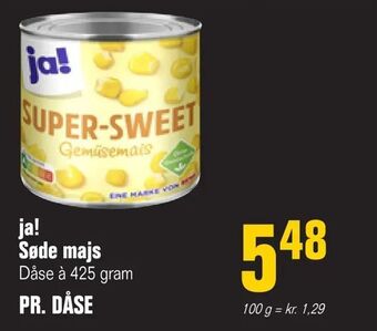Poetzsch Padborg ja! Søde majs tilbud