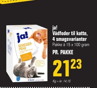 Poetzsch Padborg ja! Vådfoder til katte, 4 smagsvarianter tilbud