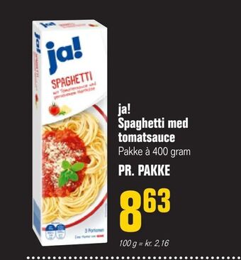 Poetzsch Padborg ja! Spaghetti med tomatsauce tilbud