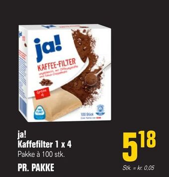 Poetzsch Padborg ja! Kaffefilter 1 x 4 tilbud