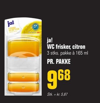 Poetzsch Padborg ja! WC frisker, citron tilbud