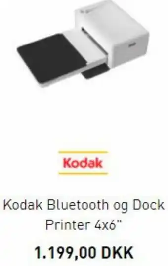 Kodak Bluetooth Og Dock Printer 4x6"
