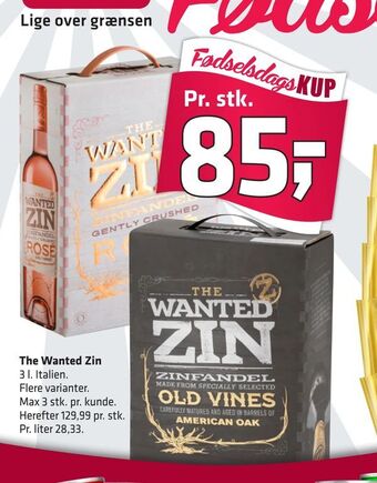 Fleggaard The Wanted Zin tilbud