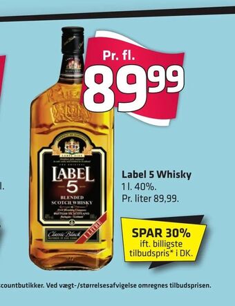 Fleggaard Label 5 Whisky tilbud