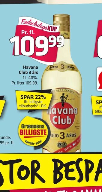 Fleggaard Havana Club 3 års tilbud