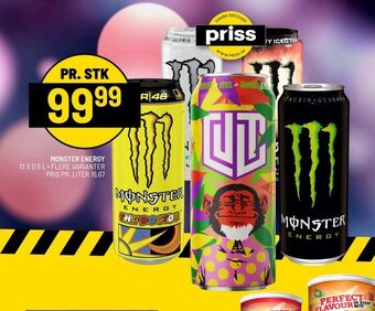 Priss Monster energy tilbud