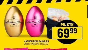 Priss Anthon berg påskeæg tilbud