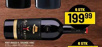 Priss Mafi rosso il grande vino tilbud