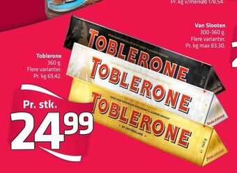 Fleggaard Toblerone tilbud