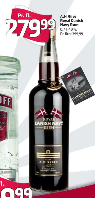 A.H Riise Royal Danish Navy Rum