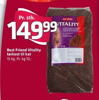 Fleggaard Best Friend Vitality tørkost til kat tilbud