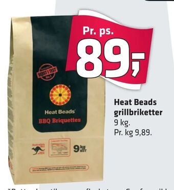 Fleggaard Heat Beads grillbriketter tilbud