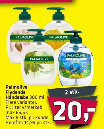 Fleggaard Palmolive Flydende Håndsæbe tilbud