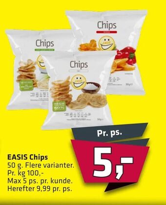 Fleggaard EASIS Chips tilbud