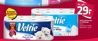 Fleggaard Veltie Køkkenrulle el. Toiletpapir tilbud