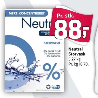 Fleggaard Neutral Storvask tilbud