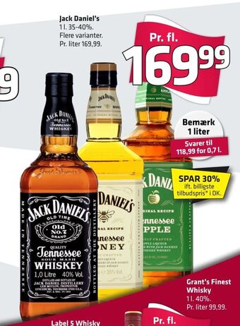Fleggaard Jack Daniel's tilbud