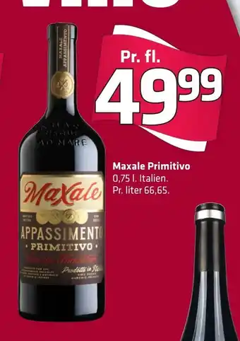 Fleggaard Maxale Primitivo tilbud