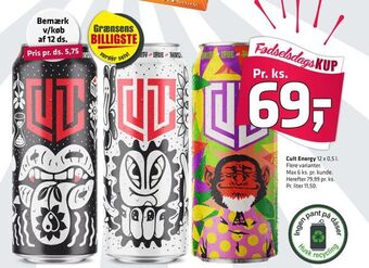 Fleggaard Cult Energy tilbud