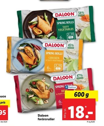Let-Køb Daloon forårsruller tilbud