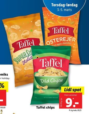 Let-Køb Taffel chips tilbud