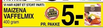 ABC Lavpris Maizena vaffelmix tilbud