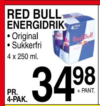 ABC Lavpris Red bull ENERGIDRIK tilbud