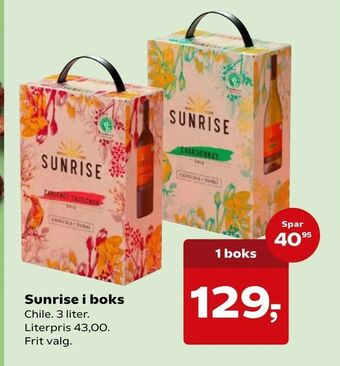 Dagli'Brugsen Sunrise i boks tilbud