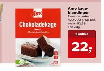 Dagli'Brugsen Amo kage blandinger tilbud