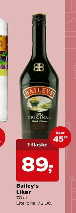 Kvickly Bailey's Likør tilbud