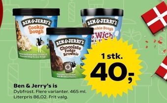Kvickly Ben & Jerry's is tilbud