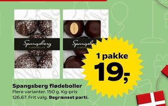 Kvickly Spangsberg flødeboller tilbud