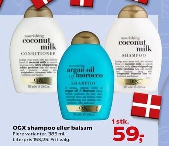 OGX shampoo eller balsam