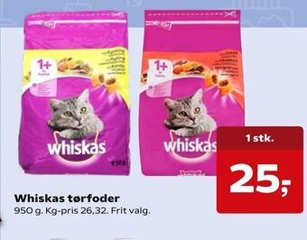 Kvickly Whiskas tørfoder tilbud