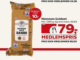 Kvickly Mammen Guldost tilbud
