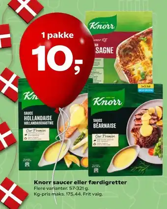 Kvickly Knorr saucer eller færdigretter tilbud