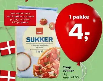 Kvickly Coop sukker tilbud