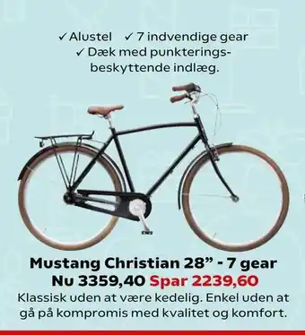 Kvickly Mustang Christian 28" - 7 gear tilbud