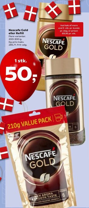 Kvickly Nescafe Gold eller Refill tilbud