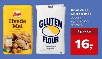Kvickly Amo eller Gluten mel tilbud